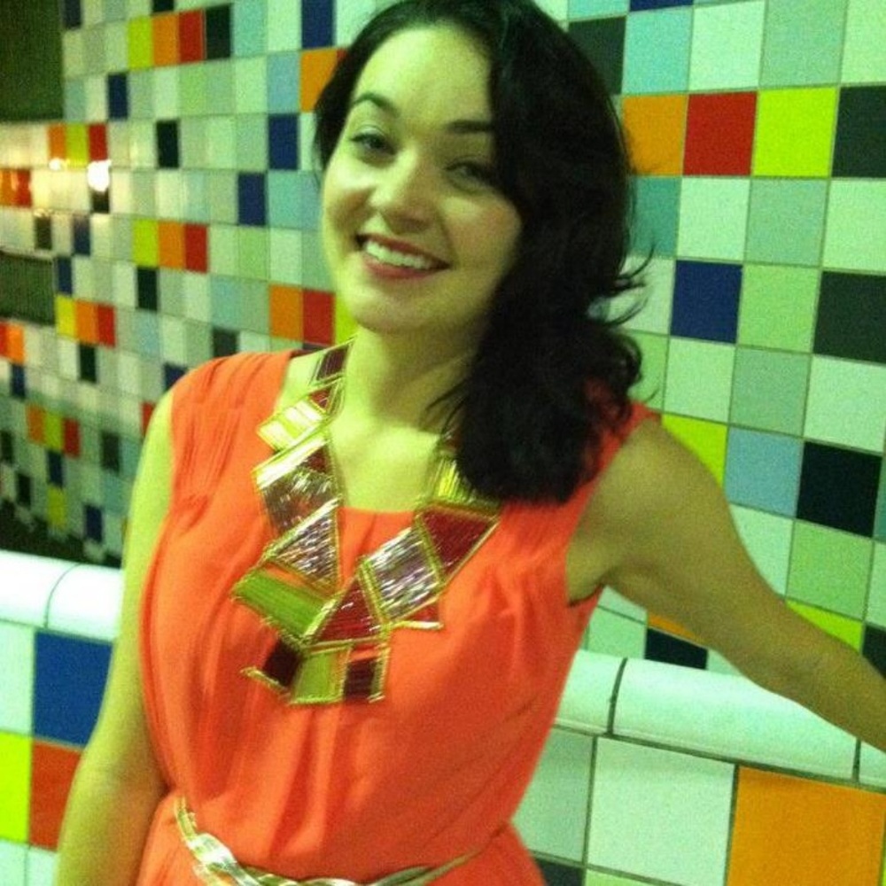 Anthropologie Orange Summer Dress